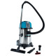 Aspirateur eau et poussières inox 1400W 35L Steiner