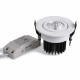 Lot de 3 spots Encastrable Orientable LED COB 9W Rond Blanc