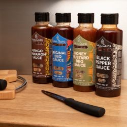 Lot 4 Sauces Barbecue 500mL GURU