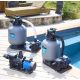 Pompe Filtration Piscine Hors Sol et Enterrée 900W 20m³/h Auto Amorçante STEINER