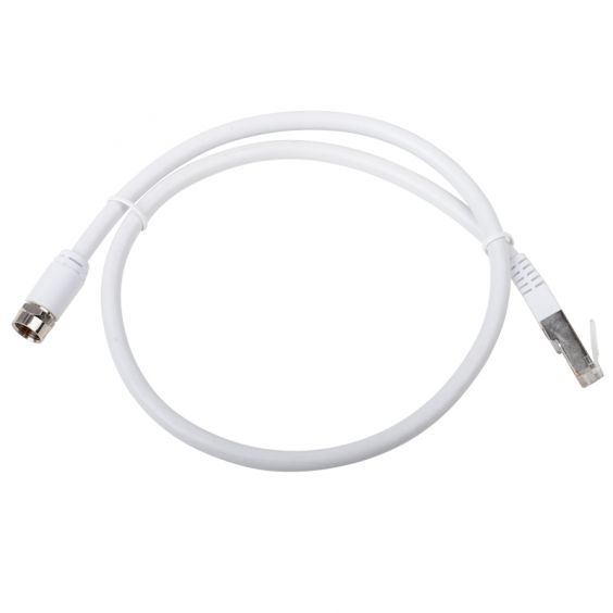 Câble Coaxial Fiche F RJ45 60cm